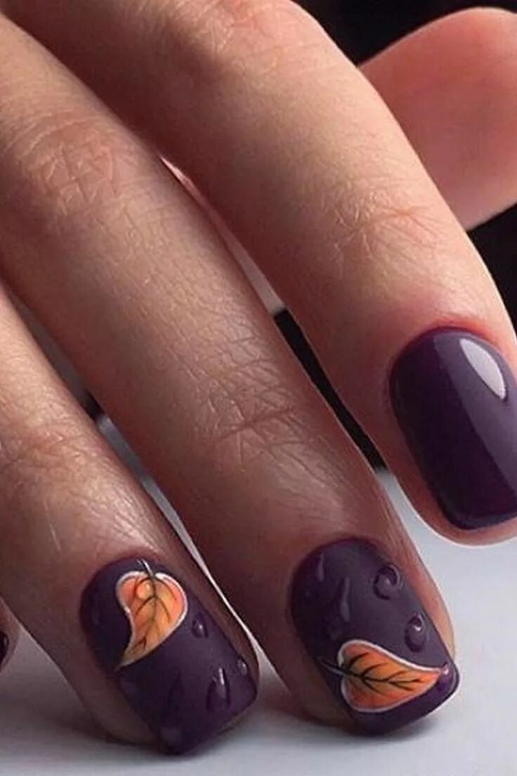 Красивый дизайн ногтей на осень Autumn manicur Manicure, Nails, Nail art