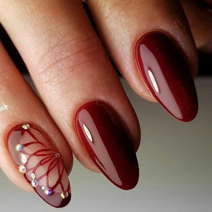 Красивый дизайн ногтей на овальные ногти Gallery.ru / Photo 17 - Nail Design - masunja Gel nail art, Trendy nails, Gel na