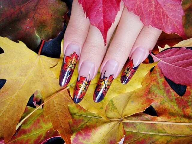 Красивый дизайн ногтей осень фото 27 photos of super trendy extended nail designs from champions