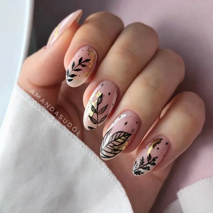Красивый дизайн ногтей с рисунком Дизайн ногтей тут! ♥ Фото ♥ Видео ♥ Уроки маникюра Manicura de uñas, Manicura pa