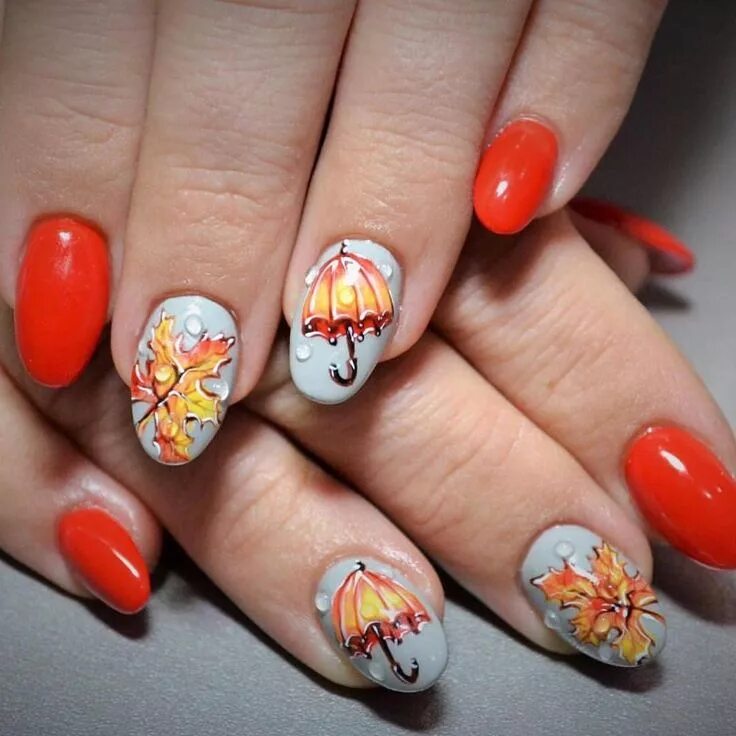 Красивый дизайн осеннего маникюра Fall 2018 Nail Art Compilation. Part 4 Cute nail art designs, Nail art hiver, Co