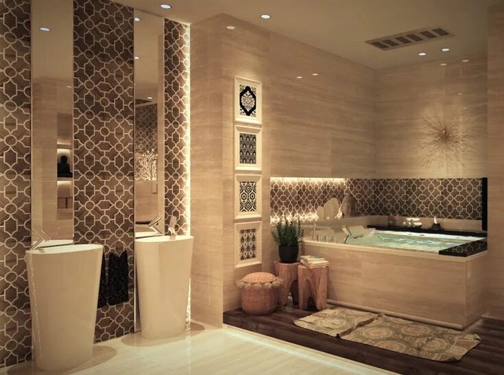 Красивый дизайн плитки фото ванная комната по фен шуй фото Bathroom interior design, Bathroom interior, Bath