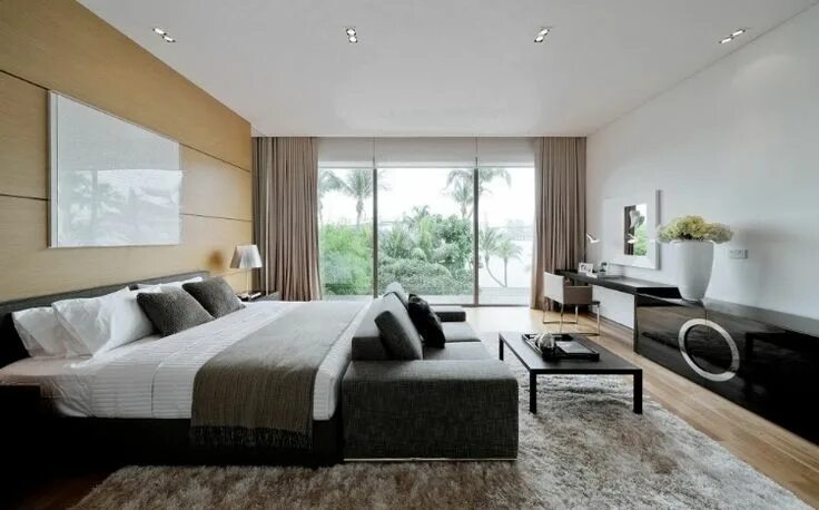Красивый дизайн спальни в современном стиле фото Sentosa House by Beige HomeAdore Modern bedroom furniture, Modern bedroom design