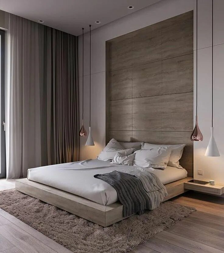 Красивый дизайн спальни в современном стиле фото 20+ Inspiring Bedroom Design Ideas To Apply Asap #minimalistbedroom Modern bedro