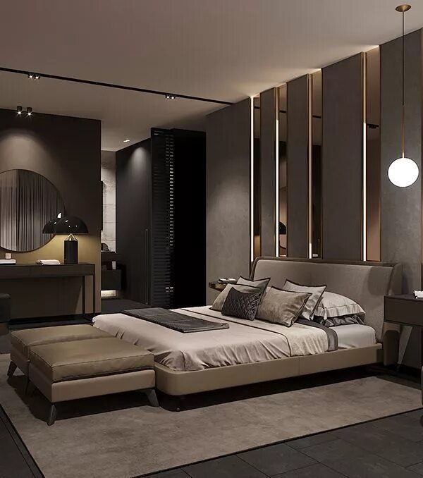 Красивый дизайн спальни в современном стиле фото Luxury Bed Designs Luxury bedroom master, Modern luxury bedroom, Bedroom design