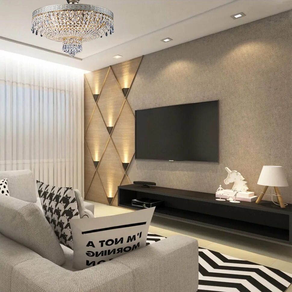 Красивый дизайн стен фото Потолочная люстра Lumien Hall Mavis LH0021/6C-FGWT купить