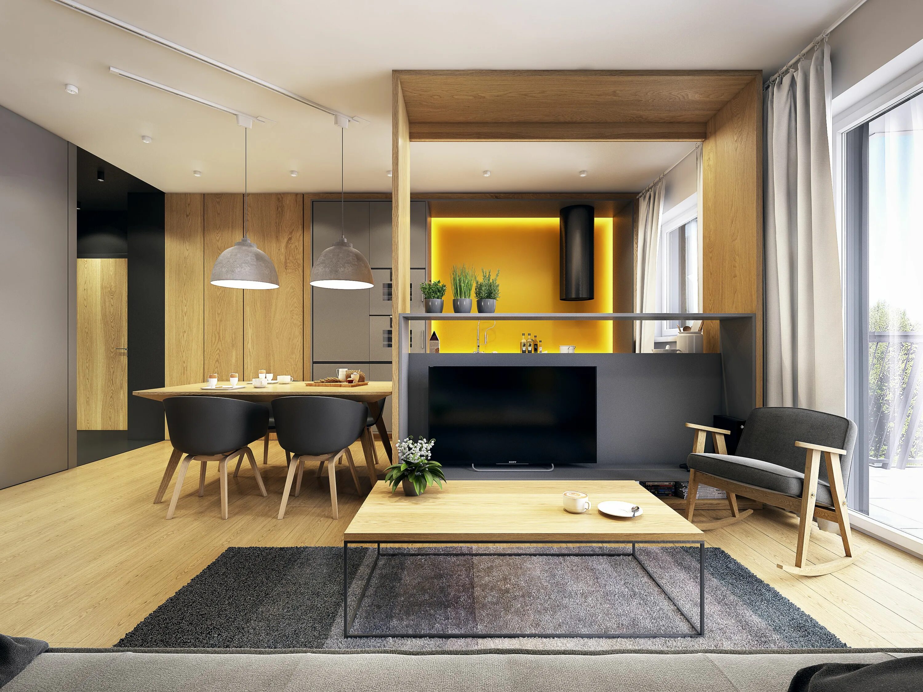 Красивый дизайн студии фото Pin by kihom on 21.Q 起 居 室 Apartment interior design, Colorful interior design, 