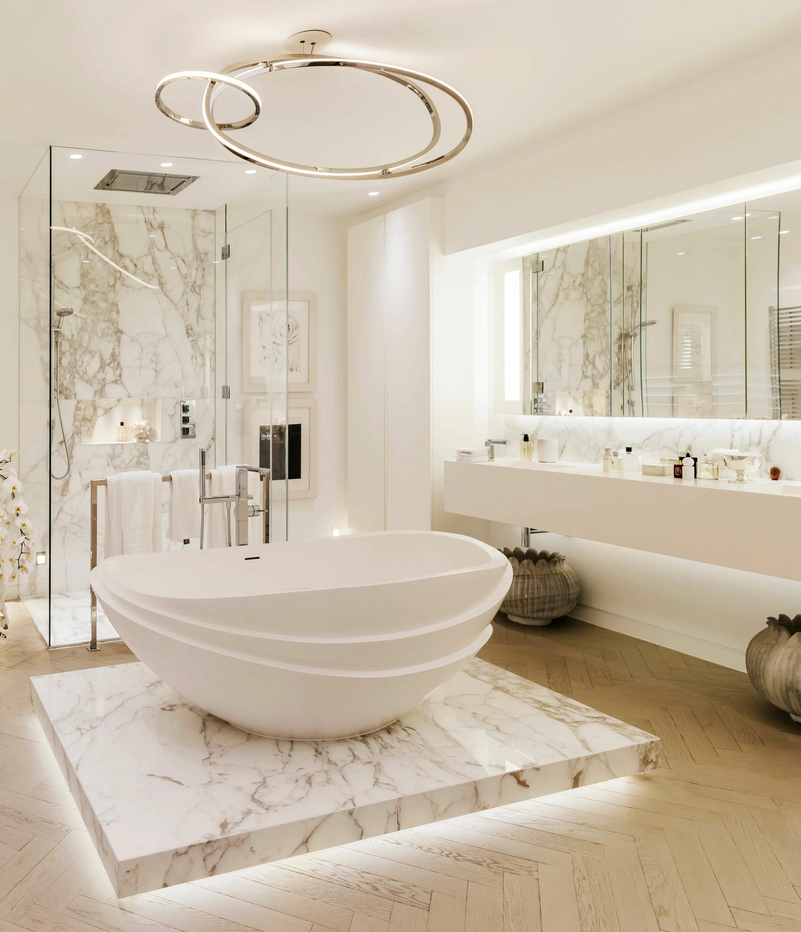 Красивый дизайн ванной Bathroom by Kelly Hoppen Interiors 1stDibs Spa bathroom design, Glamorous bathro