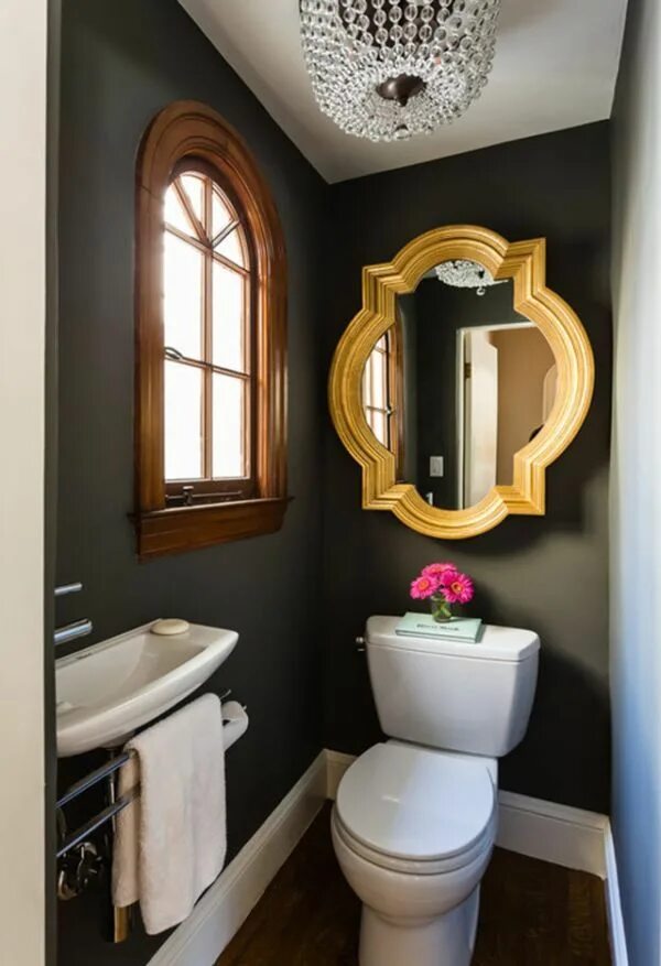 Красивый дизайн ванны туалета фото Sink Designs Suitable For Small Bathrooms Powder room design, Bathroom design sm