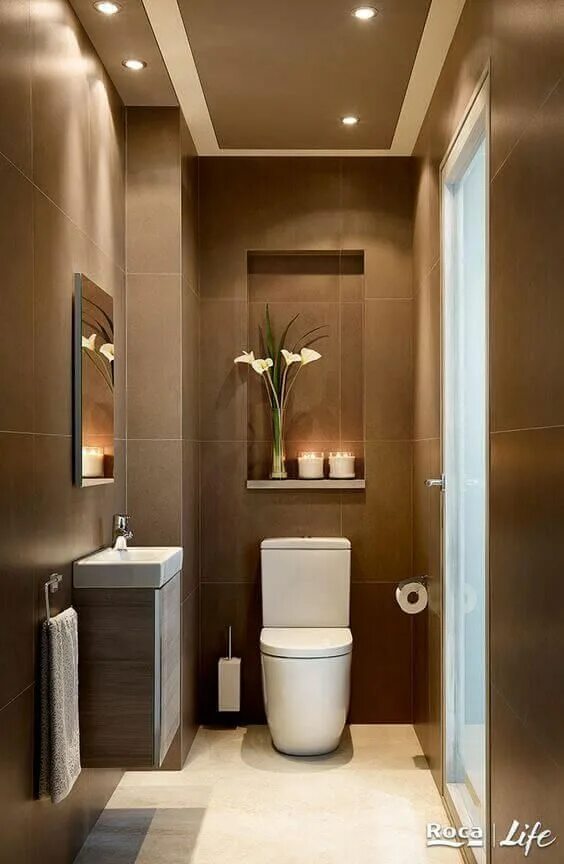 Красивый дизайн ванны туалета фото 30 Beautiful Design Ideas For Small Bathroom - Engineering Discoveries Design ba