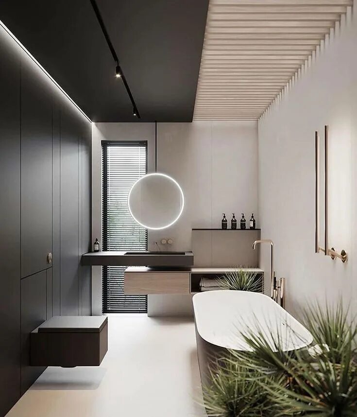 Красивый дизайнер интерьера Beautiful Bathroom Decor . Designed by Hilight Design Visualization by Bogdan Bu