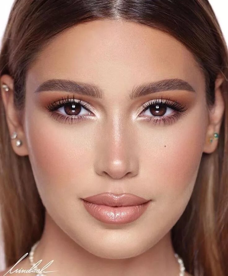 Красивый дневной макияж Pin by AlinaKotilevskiy on MAKEUP*BEAUTY*SKIN Eye makeup, Nude makeup, Skin make