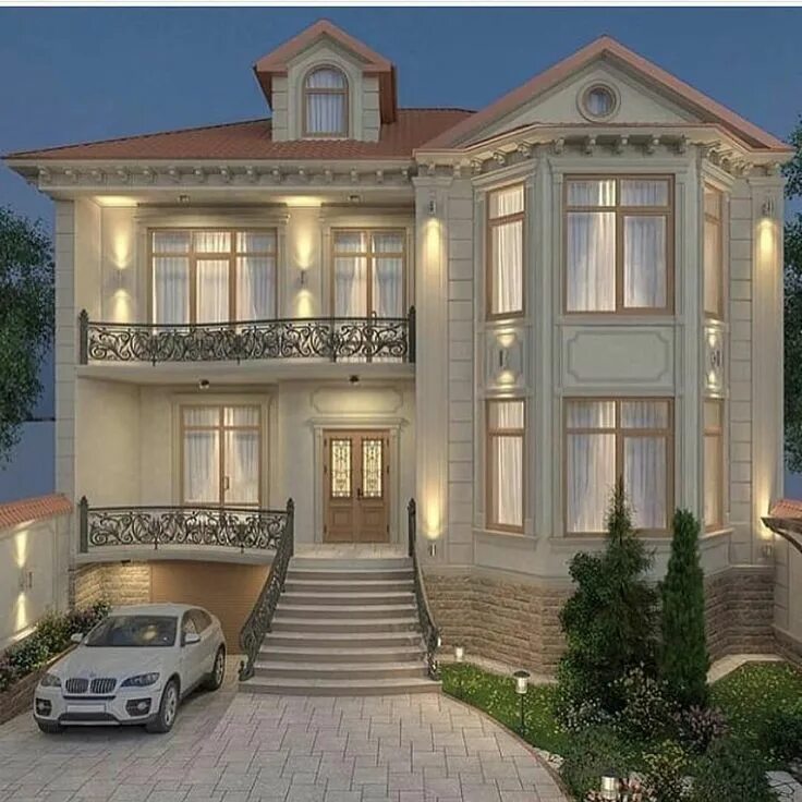 Красивый дом фото снаружи 2 этажный Pin on Интерьеры House designs exterior, House exterior, Luxury homes dream hous
