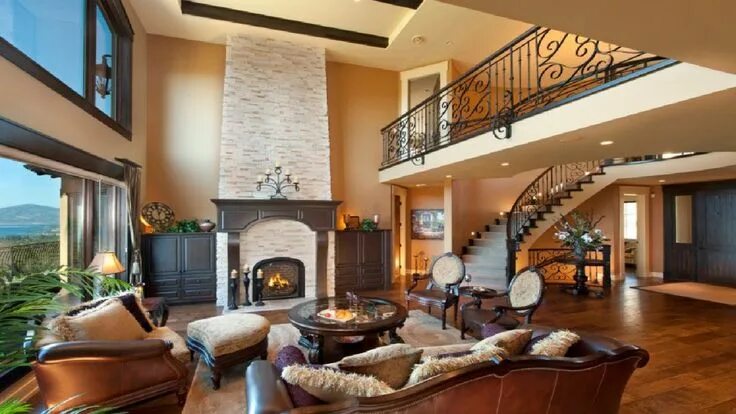 Красивый дом интерьер внутри Pin on Buildings House design, Interior design, Stairs in living room