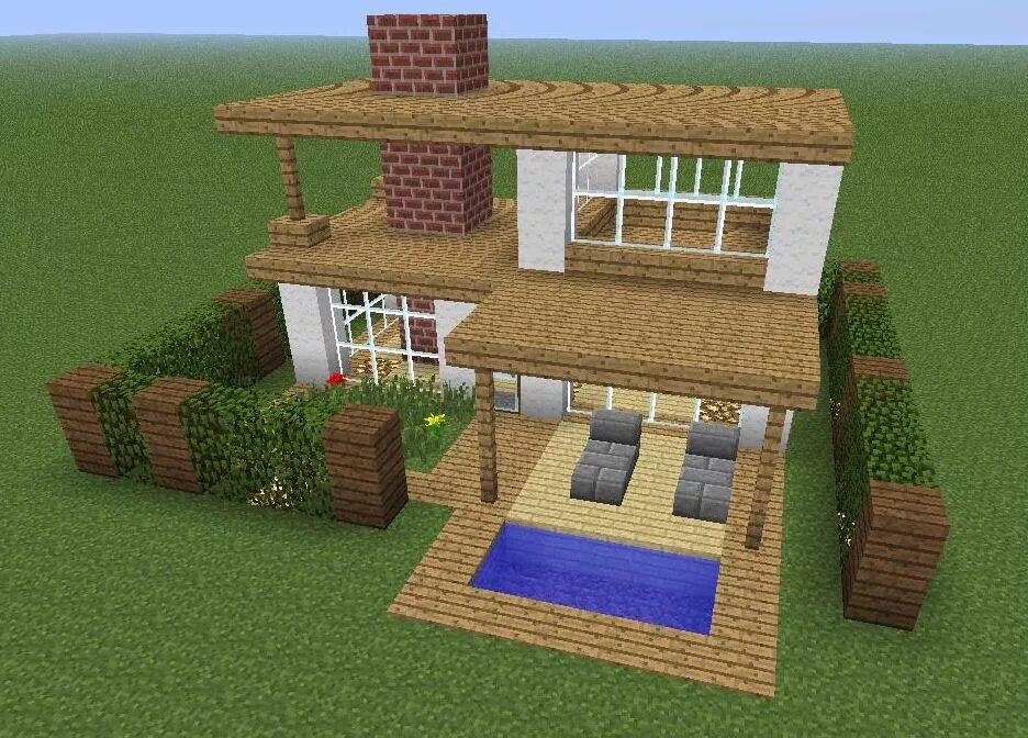 Красивый дом в майнкрафте фото схема minecraft ideas easy Minecraft Seeds PC Xbox PE Ps4 Minecraft houses blueprints,