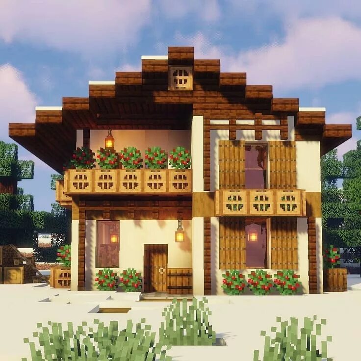 Красивый дом в майнкрафте фото схема 7,067 gilla-markeringar, 30 kommentarer - Godalions Minecraft (@godalions_minecr