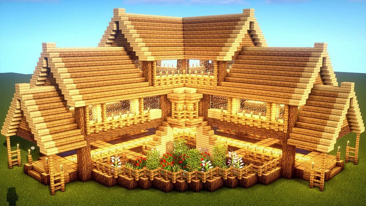 Красивый дом в майнкрафте из дерева схема Stuck Daydreaming- - Chapter 2 Minecraft houses blueprints, Minecraft blueprints