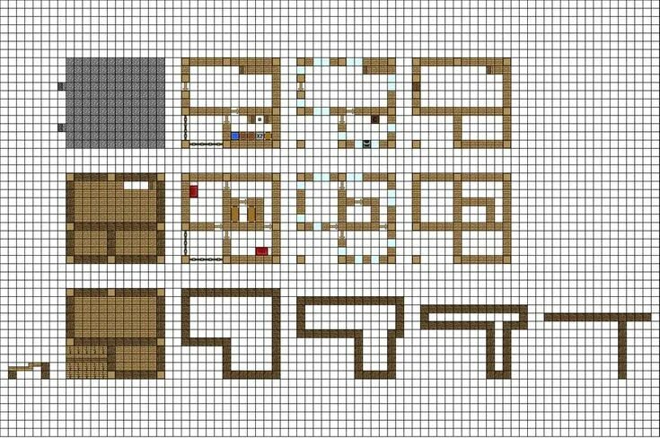 Красивый дом в майнкрафте схема постройки updated NPC tavern1 by ColtCoyote on DeviantArt Minecraft houses blueprints, Hou