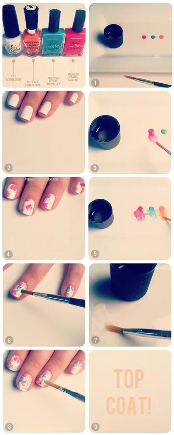 Красивый домашний маникюр Pin de Etta Tyron en My Favorites Tutorial uñas, Diy nail art, Tutoriales de man