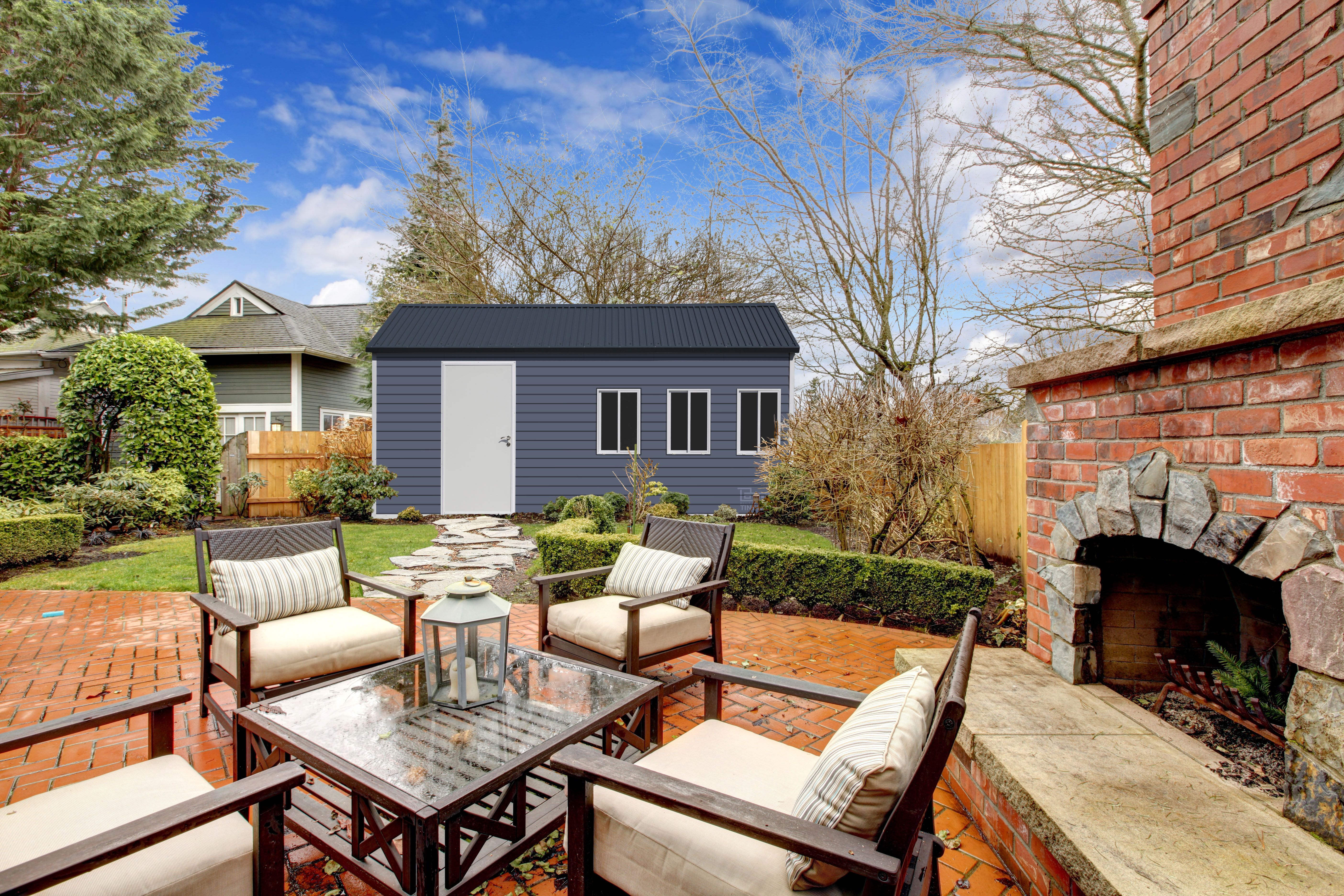 Красивый двор дома фото Fulfill your tiny home dreams by contacting BOSS - the leading tiny home builder