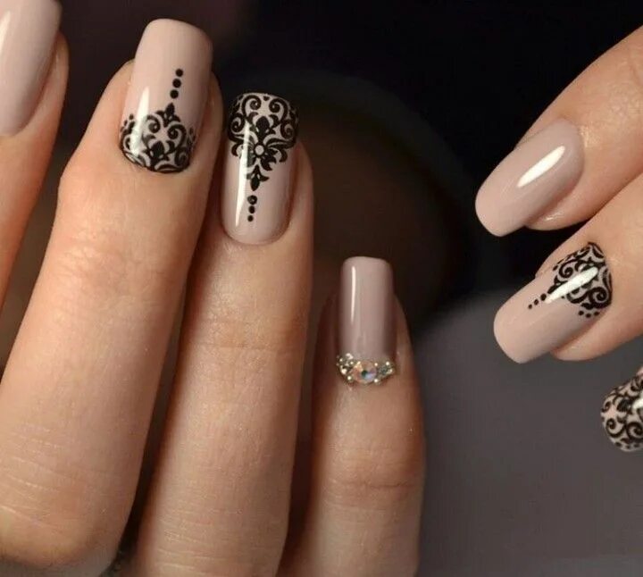 Красивый элегантный маникюр Pin by Натуся on рабочий процесс ногтей Nail art designs, Manicure, Nails