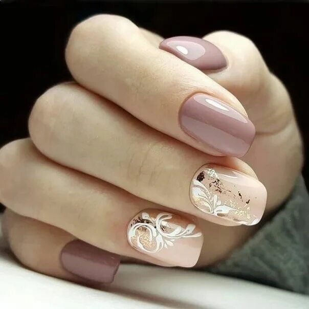 Красивый элегантный маникюр Фотография Prom nails, Nail art designs, Manicure