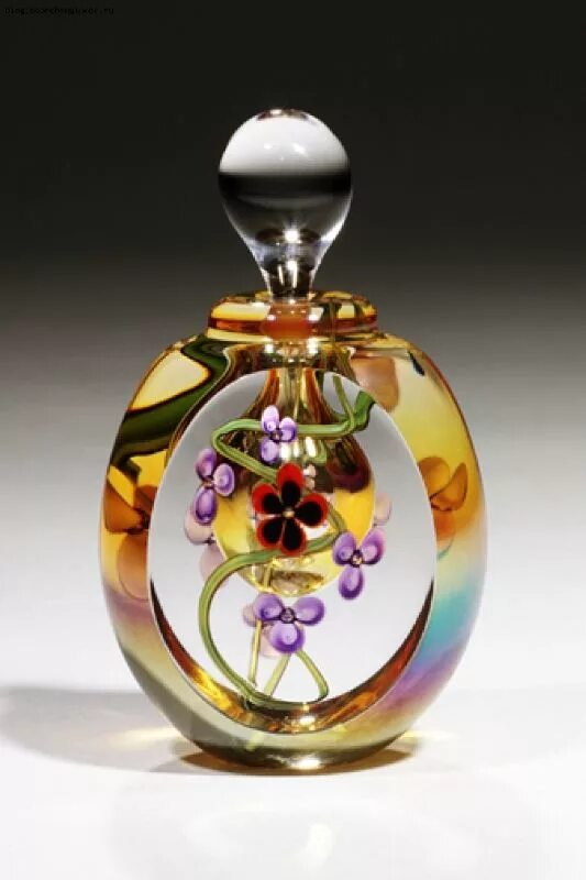 Красивый флакон духов фото Roger Gandelman Floral Perfume Bottle Floral perfume bottle, Perfume bottle art,