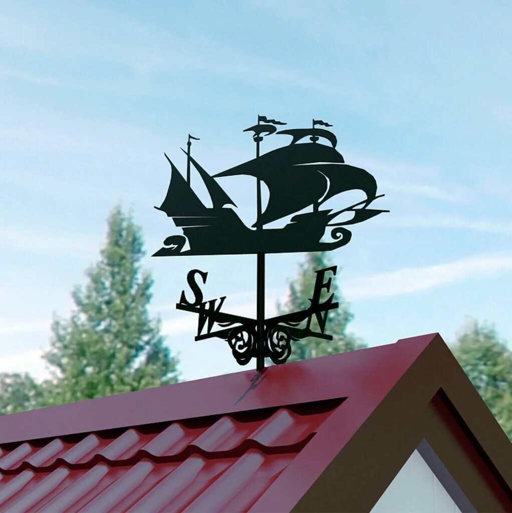 Красивый флюгер на крышу фото Rumiks Roof, hardware store, derevnya Fateyevo, 3Пс1 - Yandex Maps