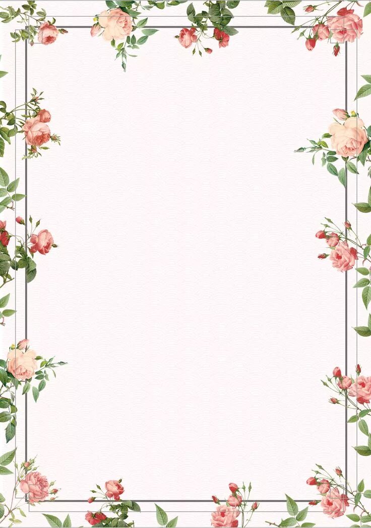 Красивый фон для оформления текста Vintage Posters Flowers Border Background Wallpaper Image For Free Download - Pn
