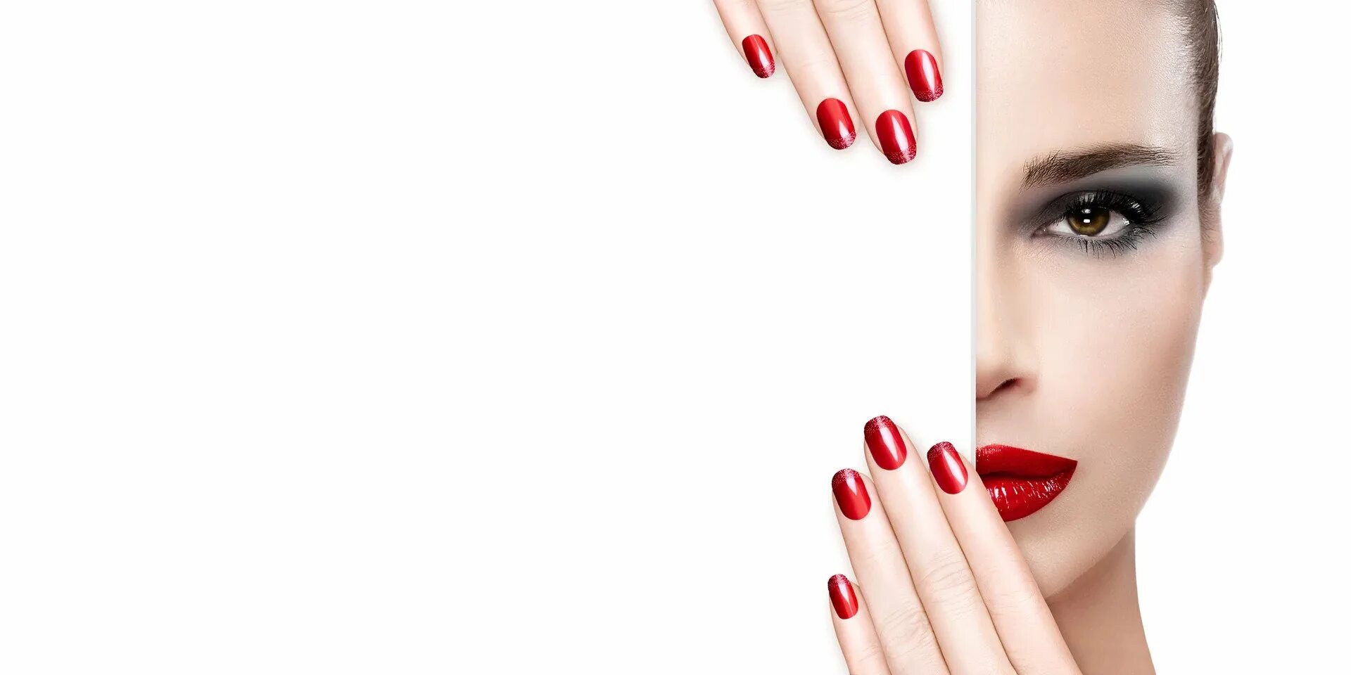 Красивый фон для прайса маникюра СахаОК! Ресницы VELVET, Botox, брови, шугаринг