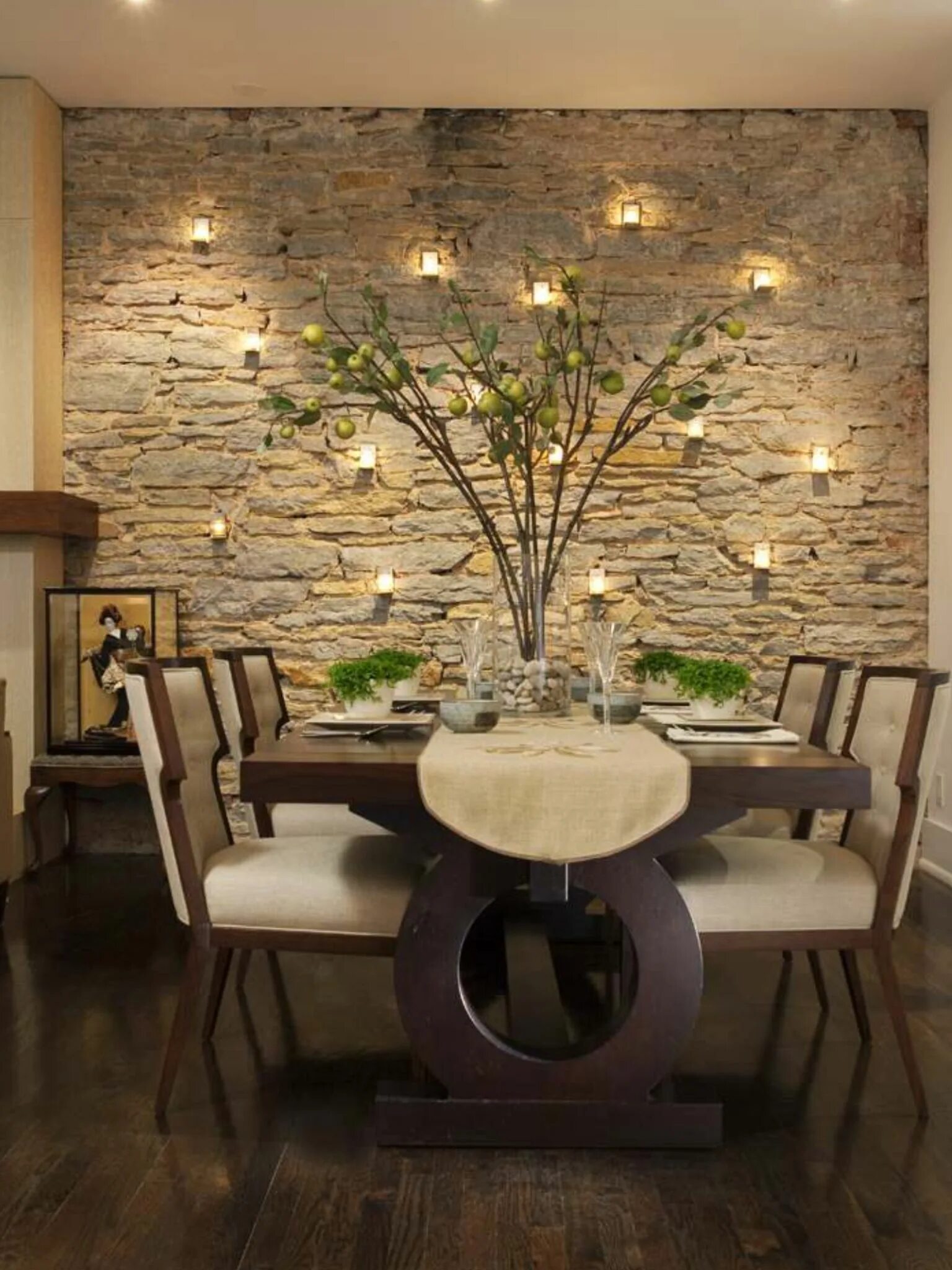 Красивый фото на декоративной Pin on For the Home Dining room design modern, Dining room accents, Dining room 