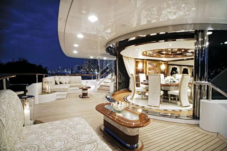 Красивый фото самый шикарный Diamonds are Forever - Aft deck Luxury yachts, Luxury yacht interior, Yacht inte