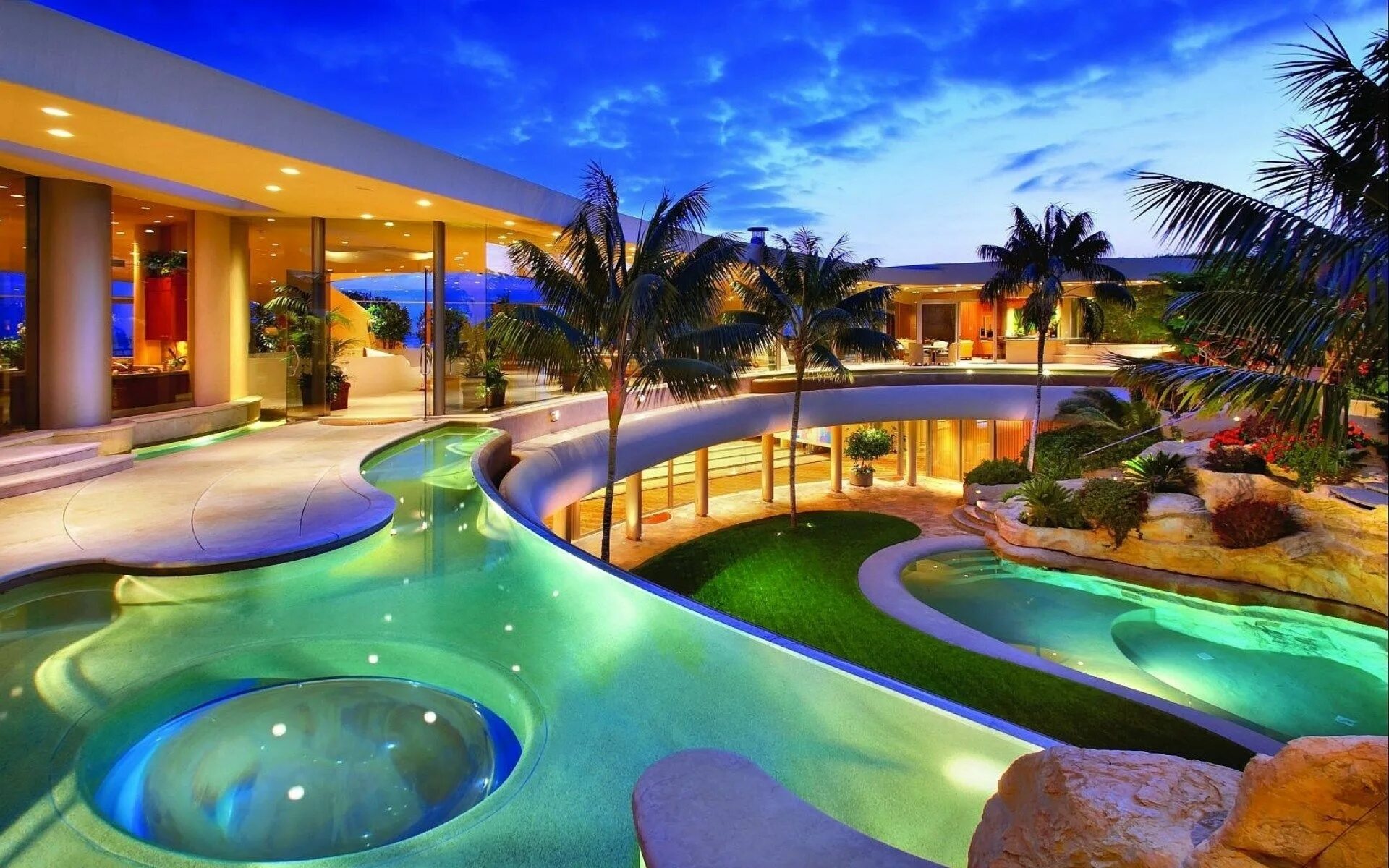 Красивый фото самый шикарный resort full hd My dream home, Modern pools, Pool designs