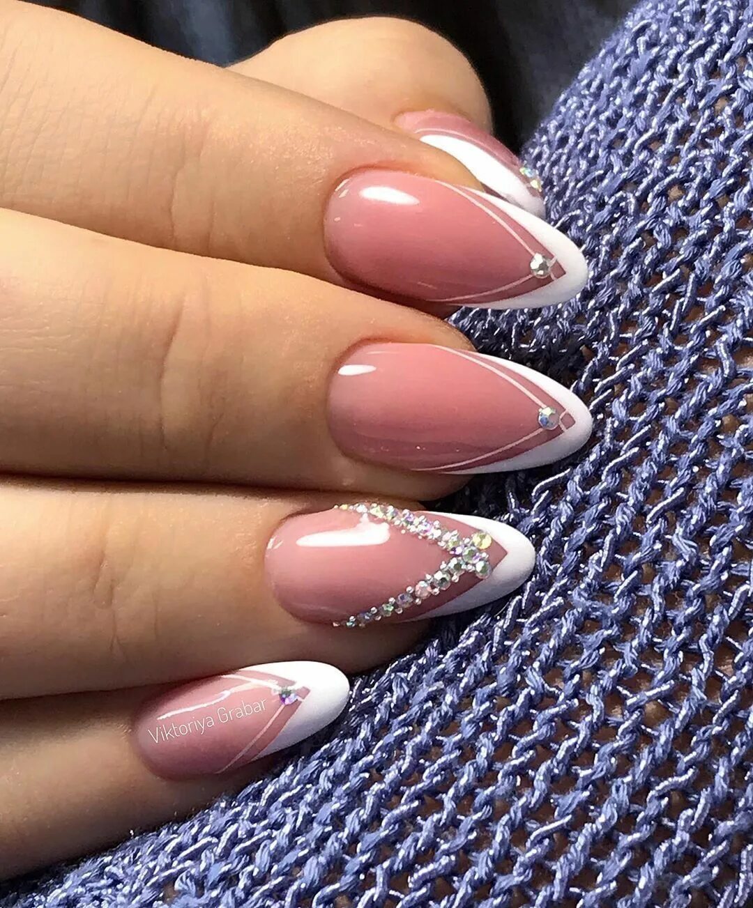 Красивый френч 2019 дизайн ногтей фото Стильные идеи маникюра - Разное OK.RU Manicura de uñas, Manicura, Uñas para novi