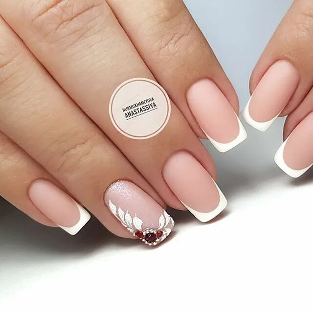 Красивый френч фото новинки нежный дизайн #аппаратныйманикюр #1ФРЕЗА_1РЕВЕРС #безрежущихинструментов_только_1фреза #френч_