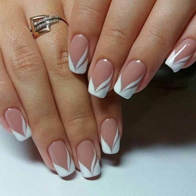 Красивый френч маникюр самый шикарный Идеи модного дизайна для коротких и длинных ногтей - гипермаркет товаров для Бью