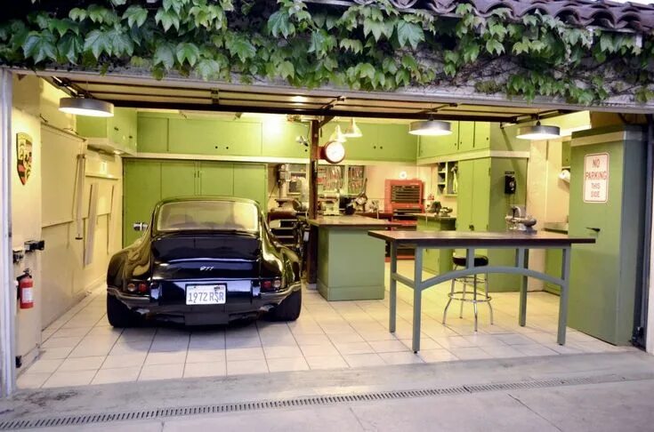 Красивый гараж своими руками фото Pin von Mick Morris auf Porsche 8 Moderne garage, Garagenbau, Garagenhaus