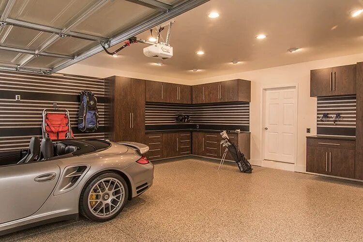 Красивый гараж внутри фото Idea Center Garage interior, Garage cabinets, Garage