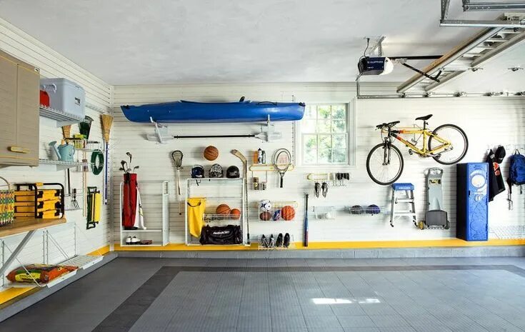 Красивый гараж внутри фото своими руками A Guide to Garage Organization, Storage, and Cleaning Garage wall storage, Garag
