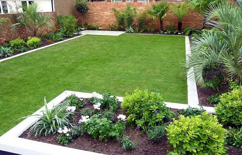 Красивый газон на даче своими руками Creative Modern Garden Design Ideas Simple garden designs, Small backyard design