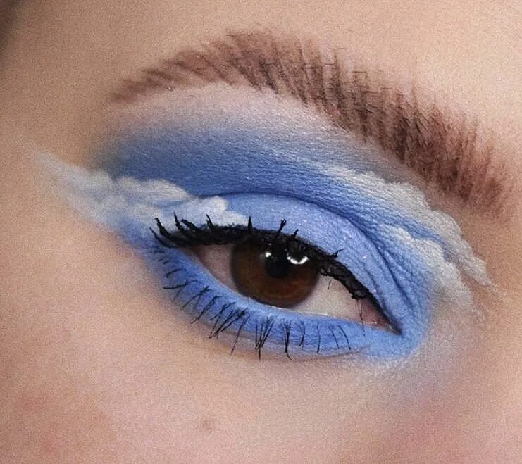 Красивый голубой макияж Pin by P on makeup stuff Artistry makeup, Creative makeup looks, Eye makeup art