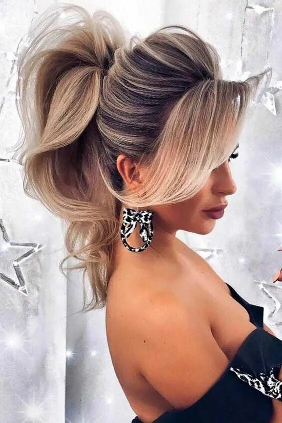 Красивый хвост прическа вечерняя 102 Beautiful Wedding Hairstyles and Bridal Hair Ideas Hair styles, Chic hairsty