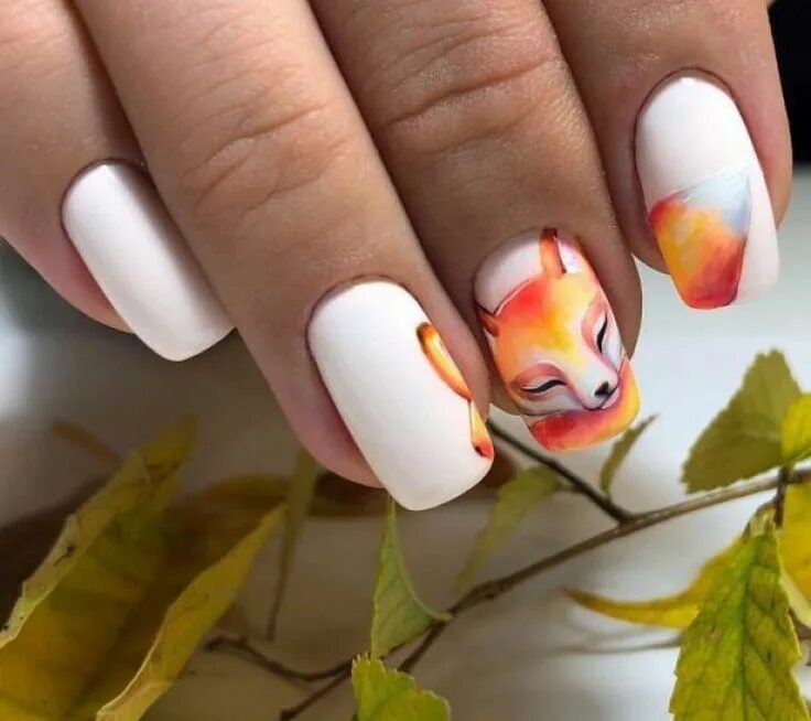 Красивый и модный маникюр 2024 на осень Pin on uñas Fox nails, Simple nail designs, Fancy nails designs