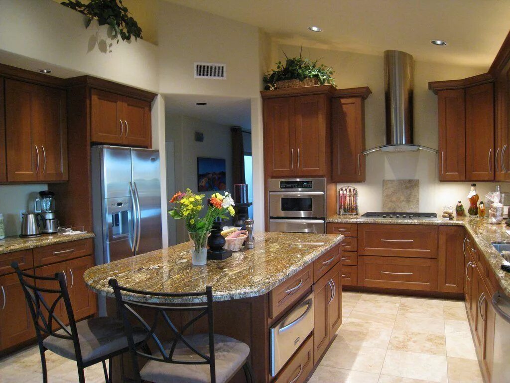 Красивый и недорогой дизайн кухни фото Islas en cocinas pequeñas *poco espacio pero muy práctico! Decoración de cocina,