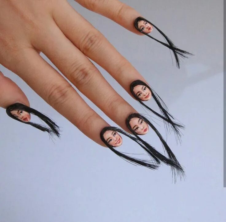 Красивый и необычный маникюр By Dain Yoon Funky nail art, Hairy nail, Bad nails