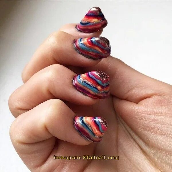 Красивый и необычный маникюр Unsuccessful and terrible manicure. Unrecognized masterpieces of beauty. Dear la