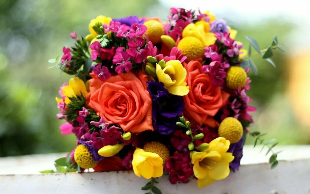 Красивый и яркий букет цветов фото Magazin tsvetov Gerbera, flowers and bouquets delivery, selo Pavlovskaya Sloboda