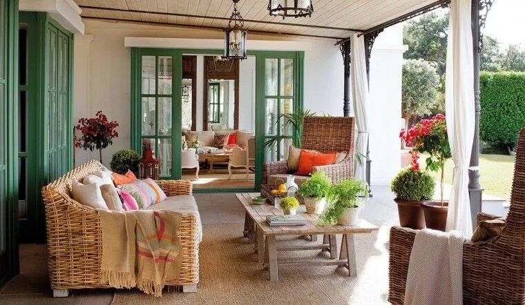 Красивый интерьер дачи Соль и уксус для чистки энергетики дома Casas andaluzas, Decoración de unas, Dis