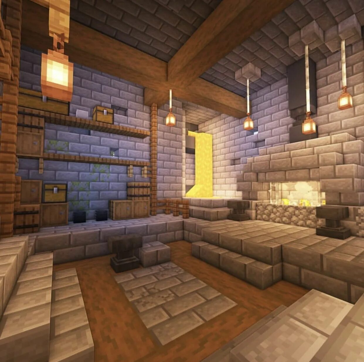 Красивый интерьер дома майнкрафт Pin on minecraft aesthetic Minecraft interior design, Minecraft houses, Minecraf