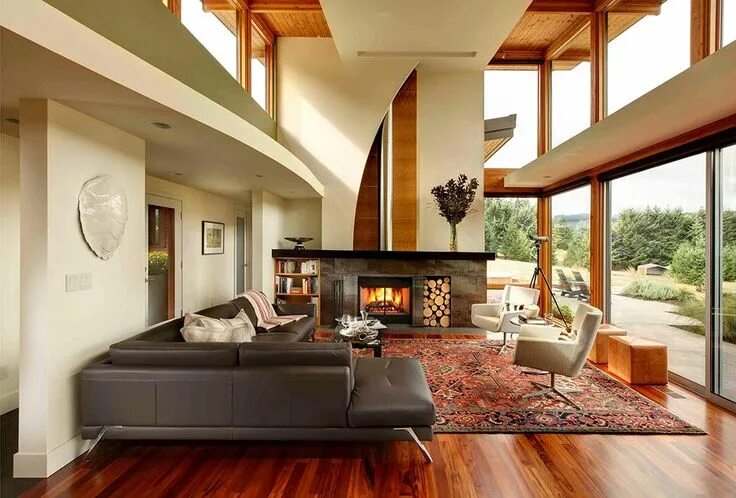 Красивый интерьер домов фото Stunning Modern Rural Residence